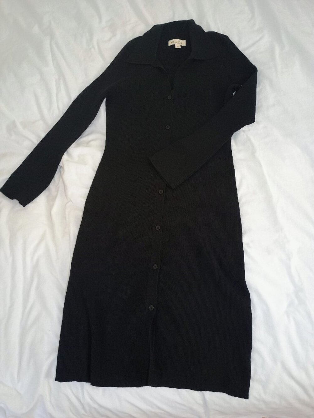 Marled by Reunited Clothing Black Sweater Dress